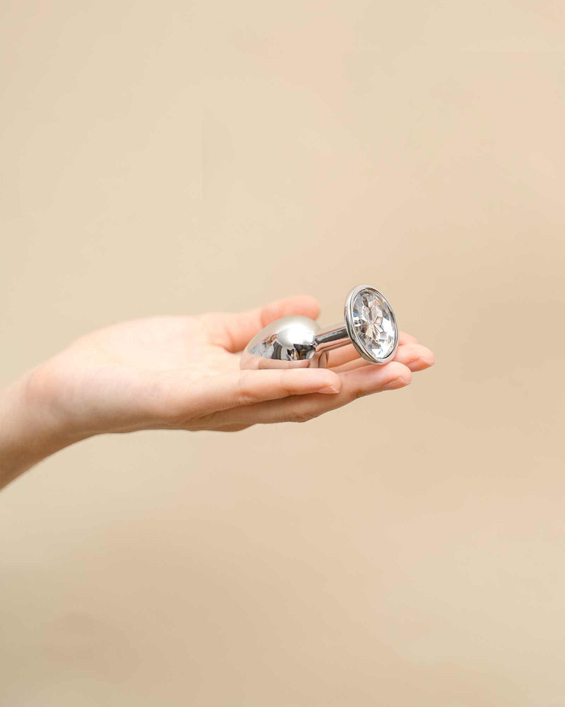 Plug anal de plata Raa de meibi