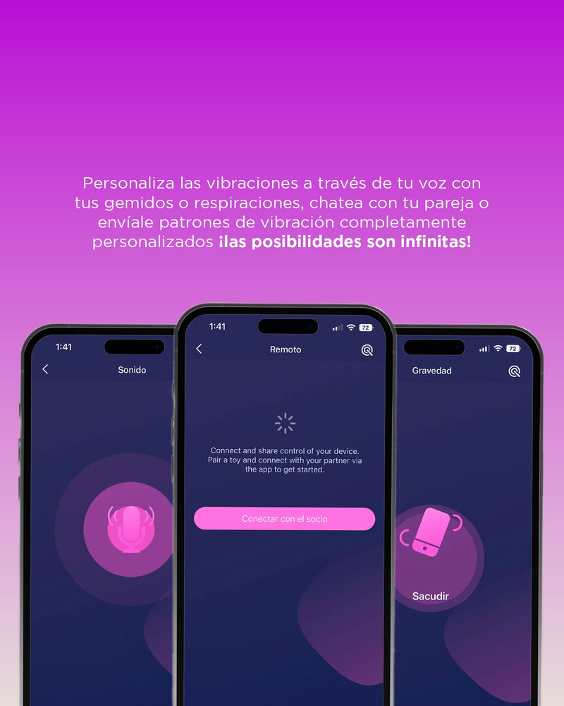 GAGA | vibrador y Succionador con control por app a distancia
