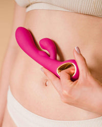Conejo vibrador de doble motor meibi