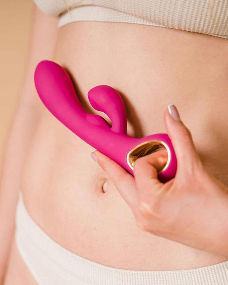 Conejo vibrador de doble motor meibi